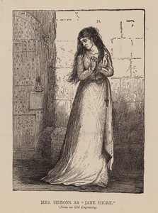 Mrs Siddons als "Jane Shore" von English School
