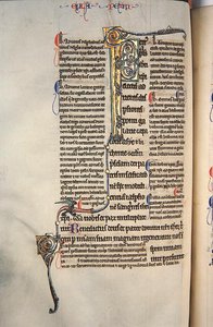 Ms.27, f.97v: Seite aus einer glossierten Kopie des Neuen Testaments