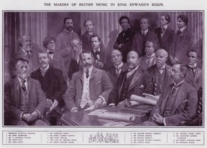 Musiker und Komponisten während der Herrschaft von König Edward VII.