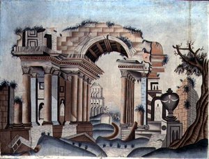 Neoklassizistische Ruinen, ca. 1820