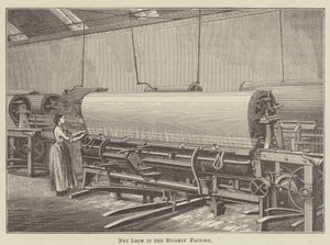 Netzwebstuhl in der Stuarts