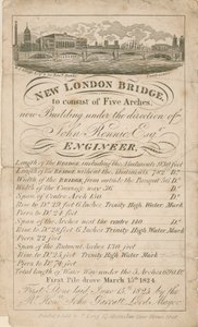 Neue London Bridge - John Rennie Ingenieur von English School