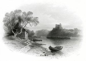 Normannisches Schloss (Gravur) von English School