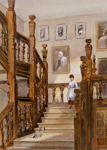 Nordtreppe, Audley End House, Ende des 19. Jahrhunderts