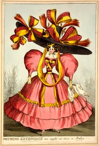 Nichts beschönigen noch etwas aus Bosheit hinzufügen, 1827 von English School