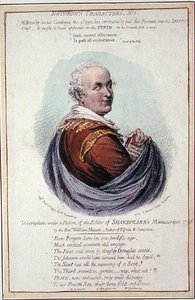 Berüchtigte Charaktere, Nr. 1, veröffentlicht von Hannah Humphrey im Jahr 1797