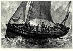 Vor Boulogne (Gravur) von English School