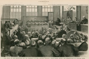 Old Bailey. Der Prozess der Detektive und Mr. Froggatt. Die Befragung von William Kerr von English School