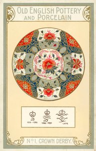 Alte englische Keramik und Porzellan: Crown Derby von English School