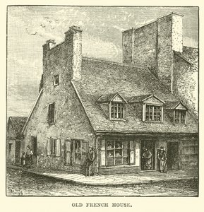 Altes französisches Haus von English School