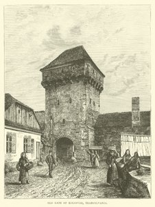 Altes Tor von Kolosvar, Transsilvanien von English School