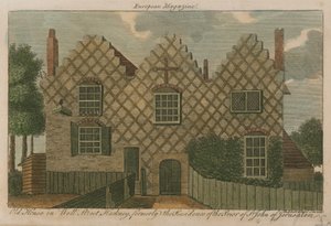 Altes Haus in der Well Street, Hackney, ehemals die Residenz des Priors von St. John of Jerusalem