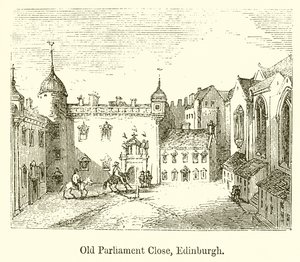 Old Parliament Close, Edinburgh von English School