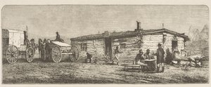 Alte Poststation in der Nähe von Denver von English School