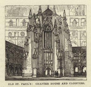 Alte St. Pauls, Kapitelhaus und Kreuzgänge von English School