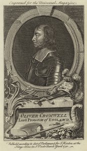 Oliver Cromwell, Lordprotektor von England von English School