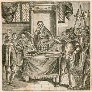 Oliver Cromwell entlässt das Rumpfparlament von English School
