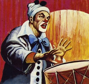Eine von Carusos besten Aufführungen war als Clown in I Pagliacci