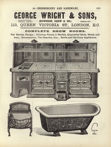 Seite aus dem Kompendium der Architekten, Vermesser und Ingenieure 1892 von English School