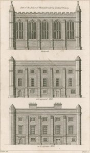 Teil des Palastes von Whitehall, gebaut von Kardinal Wolsey von English School