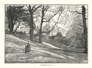Pembroke Lodge (Gravur) von English School