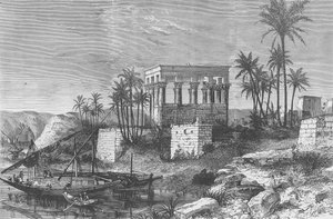 Pharaos Bett auf der Insel Philae