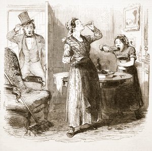 Malerische Skizzen von London: Das Unterkunftshaus, aus The Illustrated London News, 1849