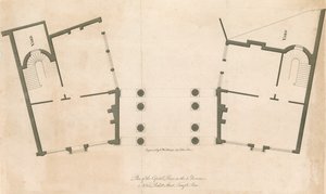 Plan des Hauptpreises, 13 Pickett Street, Temple Bar, London von English School