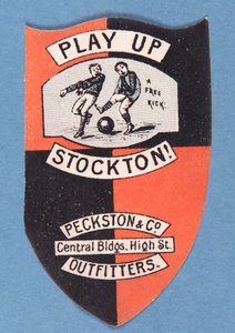 Spiel auf Stockton! Peckston und Co. Outfitters. Central Bldgs, High St. von English School