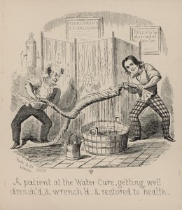Freuden der Wasserheilung, Wrenching (Gravur)