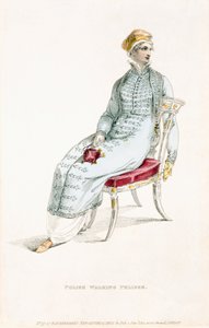 Polnischer Gehpelz, Modeplatte aus Ackermanns Repository of Arts