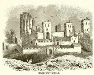 Pontefract Castle von English School