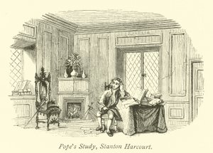 Popes Arbeitszimmer, Stanton Harcourt von English School
