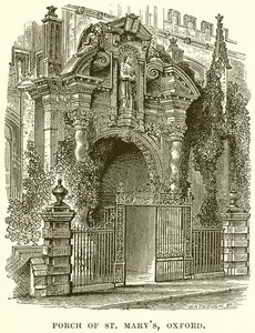 Vorhalle von St. Marys, Oxford von English School
