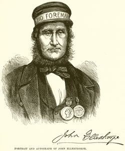 Porträt und Autogramm von John Ellerthorpe