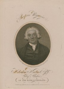 Porträt von Abraham Newland von English School