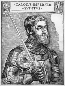 Porträt von Karl V. (1500-58), Heiliger Römischer Kaiser von English School