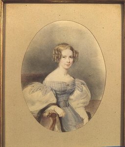 Porträt der Gräfin Elizabeth von Sandizell, bekannt als Lili, im Alter von 18 Jahren von English School