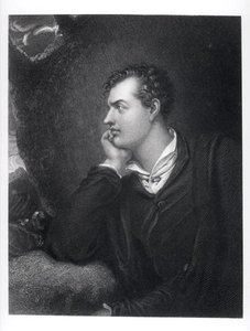 Porträt von George Gordon, 6. Lord Byron of Rochdale (1788-1824) von English School