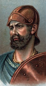 Porträt von Hannibal Barca - Aus der Serie „Leaders of Men“ von English School