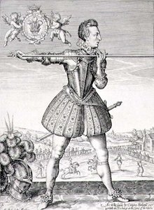 Porträt von Henry, Prinz von Wales (1594-1612) graviert von Simon de Passe (1595-1647) 1612 von English School
