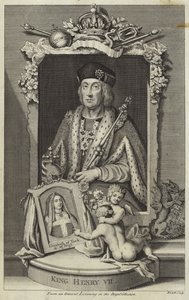 Porträt von Heinrich VII. von England von English School