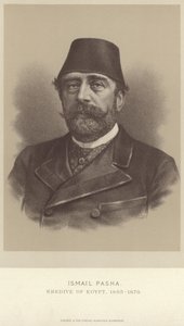Porträt von Ismail Pascha von English School