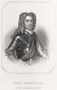 Porträt von John Churchill, Herzog von Marlborough von English School