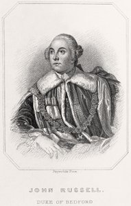 Porträt von John Russell, Herzog von Bedford, 1835 von English School