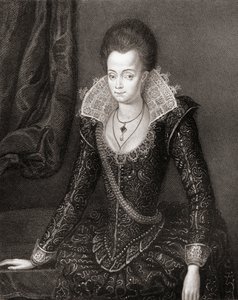 Porträt von Lady Arabella Stuart (1575-1615) aus Lodges British Portraits, 1823 von English School