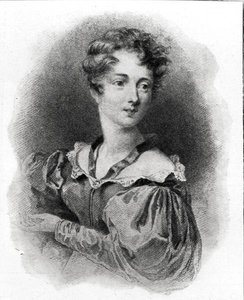 Porträt von Lady Caroline Lamb (Lithografie)