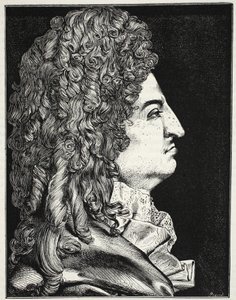 Porträt von Ludwig XIV. von English School