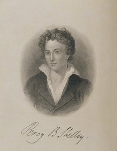 Porträt von Percy Bysshe Shelley (1792-1822)