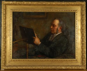 Porträt von Rev. Stopford Brooke, ca. 1890er von English School